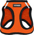 Best Pet Supplies All Weather Mesh Reflective No Pull Harness for Small Medium Dogs, Cats - Orange/Black Trim