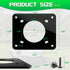 WOLFWILL 110V 36V TXT/TXT36, (4 Golf Cart Charging Port Adapter Plate Compatible with EZGO Shore Power Inlet