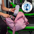 S&T INC. Microfiber Sweat Towel (16"x27") - Purple Gym and Yoga Towels, 3 Pack for Home Gym Bag