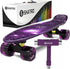 Skatro Mini Cruiser Skateboard - 22x6 Inch Retro Style Plastic Board Comes Complete for Kids and Beginners.