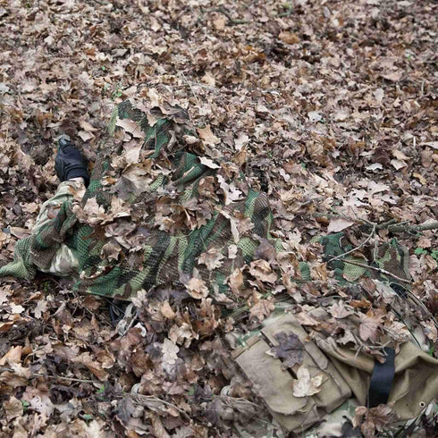 Sniper Veil Camo Mesh Net Tactical Scarf for Hunting, Shooting, and Outdoor Activities
