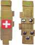 GZWER Set) Tactical Tourniquet Pouch Holder TQ Tourniquet Case Trauma Medical Shear Pouch with Shears and Pen(TAN