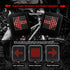Intelligent Bike Tail Light with Smart Rechargeable LED, Automatic Direction and Brake Sensor for Enhanced Safety
