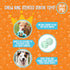 Mammoth Chew King by Dental Dog Toy Collection, Teether Ball Clinically Proven to Remove Plaque