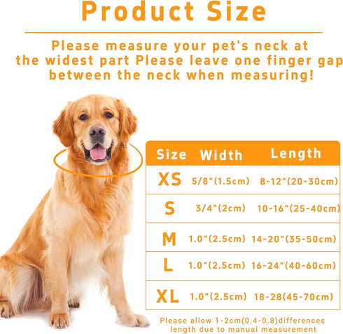Dog Collar, Adjustable Soft Plaid Pet Collar with Safety Buckle for Small Medium Large Dogs, Classical Boys Girls (Red