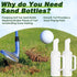 Universal Golf Cart Sand Bottle for Club Car EZGO Yamaha, Divots Filler Sand & Seed Bottle with Rattle Proof Holder