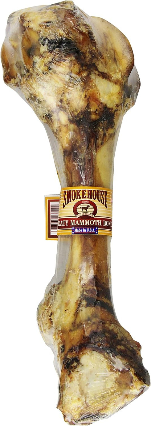 Smokehouse 100-Percent Natural Meaty Mammoth Bone Dog Treat