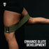 Hip Bands for Booty Workouts | Non Slip Fabric Band Set with 3 Levels for Legs & Hip - for Men & Women