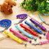 Amylove 48 Pcs Dog Collar and Leash Set, Polypropylene Adjustable Puppy Collars for Medium Small Dogs, Vivid Color,
