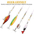 Fishing Barrel Swivel with Safety Snap, 145/160pcs High Strength Stainless Steel Fishing Snap Swivels, Saltwater Tackle
