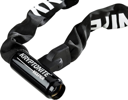 Kryptonite Keeper 785 Bike Chain Lock, 2.8 Feet Long Heavy Duty Anti-Theft Lock with Keys