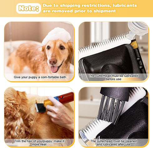 Dog Shears, Plug-in Electric Pet Shaving and Grooming Kit, 200W 10ft Sheep Shears, Low Noise & Vibration Design