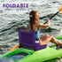 Fragess Bleacher seat, Stadium Seats with Back Support and Thick Cushion, Bleacher Chairs with Shoulder Strap and Side