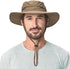 Home Prefer UPF50+ Mens Sun Hat, Wide Brim Fishing Hat for Sun Protection, Bucket Hat for Beach Gardening