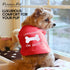 Parisian Pet Dog Tshirt, "Lifeguard on Doody" Embroidered, Red, Pure Cotton, XL3, Machine Washable