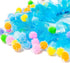 Midlee Blue Birthday Pom Pom Dog Collar (Small)