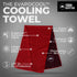 Tough Outdoors Cooling Towel - Ice Wrap & Sweat Rag for Neck & Face, Perfect for Gym, Yoga & Sports
