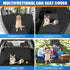 WoofKnows Hammock 54"x 58", Dog Car Seat Cover for Back Seat with Storage Pocket Dog Protects Against Dirt Seat Covers