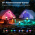 1000LM, 2700K-6500K 16 Dimmable Consciot Smart RGBTW Battery Powered LED Lantern with APP Control, Tunable White