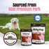 8 Pack Palz&Co Hogdog Pork Sausage Dog Treats - of All-Natural Grain-Free Chews for Dogs, Supports Dental Health & Hip
