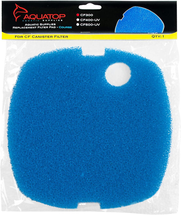 AQUATOP Replacement Coarse Filter Sponge for CF-300 & CF-300MKII Aquarium Filters, Enhanced Mechanical Filtration