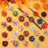 Sanwuta 30 Pcs Fall Dog Collar Flowers, Thanksgiving Pet Bow Ties Holiday Accessories for Small Medium Large Dogs