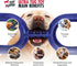 SuperChewy Tough Tug Pull Toy Strong Natural Rubber | Interactive Tug-of-War Toy for Dogs | Ultra Durable Chew Toy for Aggressive Chewers | for Medium & Large Breeds