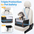 Akinerri Dog Car Seat for Small Dogs, Puppy Seat with Memory Foam Cushion and Safety Buckles, Pet Booster Car Seats