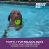 (1 Count, 3, Multipet Breeze Balls for Dog - Bevel Tech Interactive Dog Toy w/Holes for Breathing - Flotable Ball
