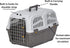 MidWest Homes for Pets Skudo Plastic Carrier, 22-Inch, for XS Dog Breeds up to 12 Pounds