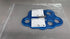 NewDoar 40KN Paw Rigging Plate with 4/5 Holes for Rock Climbing Gear, 8 Holes, Blue