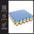 8-Piece Interlocking Floor Mats - Nontoxic Exercise Mat or Play Mat for Toddlers, Babies or Kids - Foam Padding