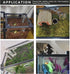 Magnetic Fish Tank Cover Net, Size 39''X19'', High Transparency, Anti Jump Net Cover (Grey)