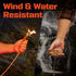 Prepared4X Fire Starter Survival Tool - All-in-One Flint and Steel Kit with 36" Waterproof Tinder Wick Rope
