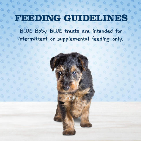 Blue Buffalo Baby BLUE Soft Biscuits - Natural Dog Treats for Puppies, Chicken & Carrots, 8-oz. Bag