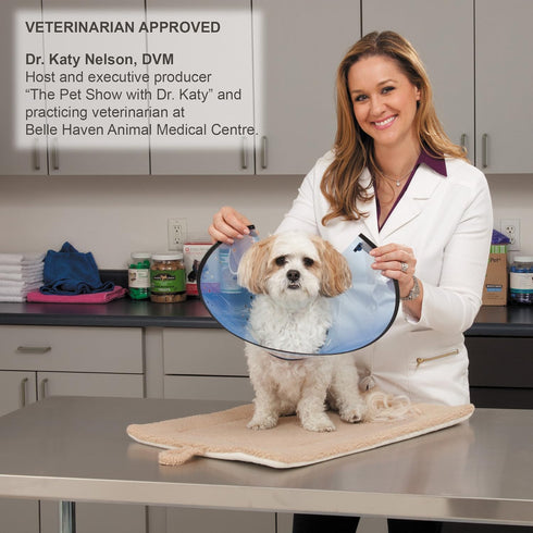 Elizabethan Collars, Durable Plastic, X-Small, Clear - Prevents Pets from Licking Wounds