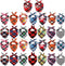 Segarty Dog Bandanas, 30 Pack 22.8"x15.7" Triangle Plaid Bibs for Medium Small Dogs