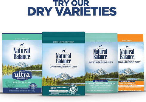 Natural Balance Limited Ingredient Mini-Rewards, Chicken Grain-Free Training Treats for Dogs, 5.3-oz Canister
