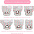 CuteBone Female Dog Diapers, Washable Small Medium Large 3 Pack Reusable Doggie Diapers for Puppy Period Pants