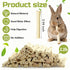 StyEdEk 2.2Lb/1000g Chinchilla, Natural Sweet Bamboo Chew Toys Chew Sticks Bamboo Sticks Teething Toy for Rabbit