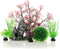 JIH Aquarium Fish Tank Plastic Plants and Cave Rock Decor Set - 7 Pieces