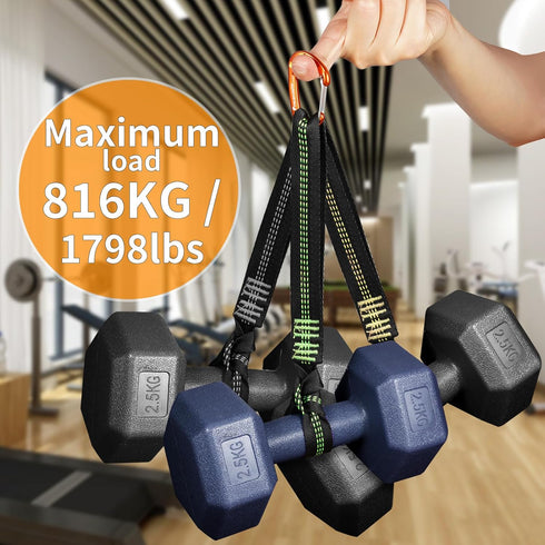 FresKaro 5pcs Nano Carabiner Clips, 8kN 1798lbs, Small Sturdy Reliable Time-Tested Strong Spring Wiregate, Mini Size