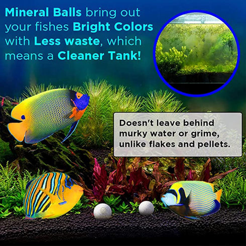 SunGrow Betta Balls, Water Conditioner with Beneficial Elements for Tropical Fish, 10 Pcs per Pack