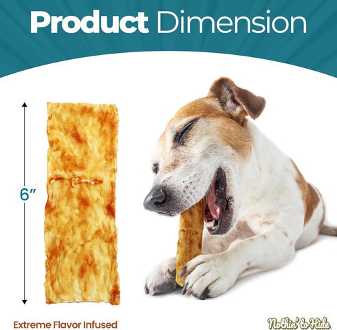 Fieldcrest Farms 35lbs, 2 Packs (16 Nothin to Hide Flip Chips Dog Chews - Natural Rawhide Alternative Treats for Dogs