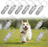 AUEAR Pet ID Tags, Stainless Steel Personalized Name Address Cell Phone Number Anti-Lost (10 Pack)
