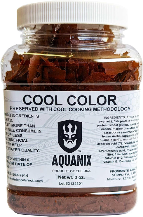 Color Enhancing Tropical Fish Flake with Brine Shrimp, 3 oz