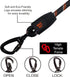 Kruz Short Traffic Leash - KZROPE5020-S8L, Heavy-Duty Reflective Dog Rope with Soft Silicone Grip, Click & Lock Snap -