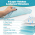 Chinchillas, (3345CM-100 Counts) Rabbit Pee Pads, Disposable Super Absorbent Diaper, Pet Toilet/Potty Training Pads