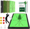 Fanshaw Golf Hitting Mat, Swing Path Feedback Golf Training Mat, 16"x12" Extra Replaceable