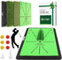 Fanshaw Golf Hitting Mat, Swing Path Feedback Golf Training Mat, 16"x12" Extra Replaceable